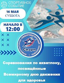 Соревнования по акватлону, посвященные Всемирному дню движения для здоровья