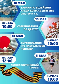 Спортивные мероприятия, посвящённые Дню Победы