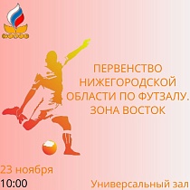 Первенство Нижегородской области по футзалу. Зона Восток