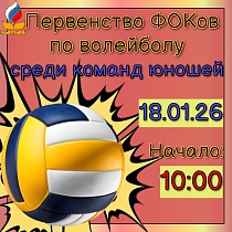  Первенство ФОКов по волейболу среди команд юношей
