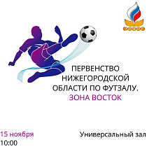 Первенство Нижегородской области по футзалу. Зона Восток