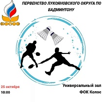 Первенство Лукояновского округа по бадминтону