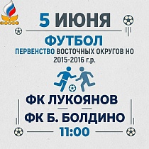 Первенство Восточных округов НО среди юношей 2015-2016 г.р.